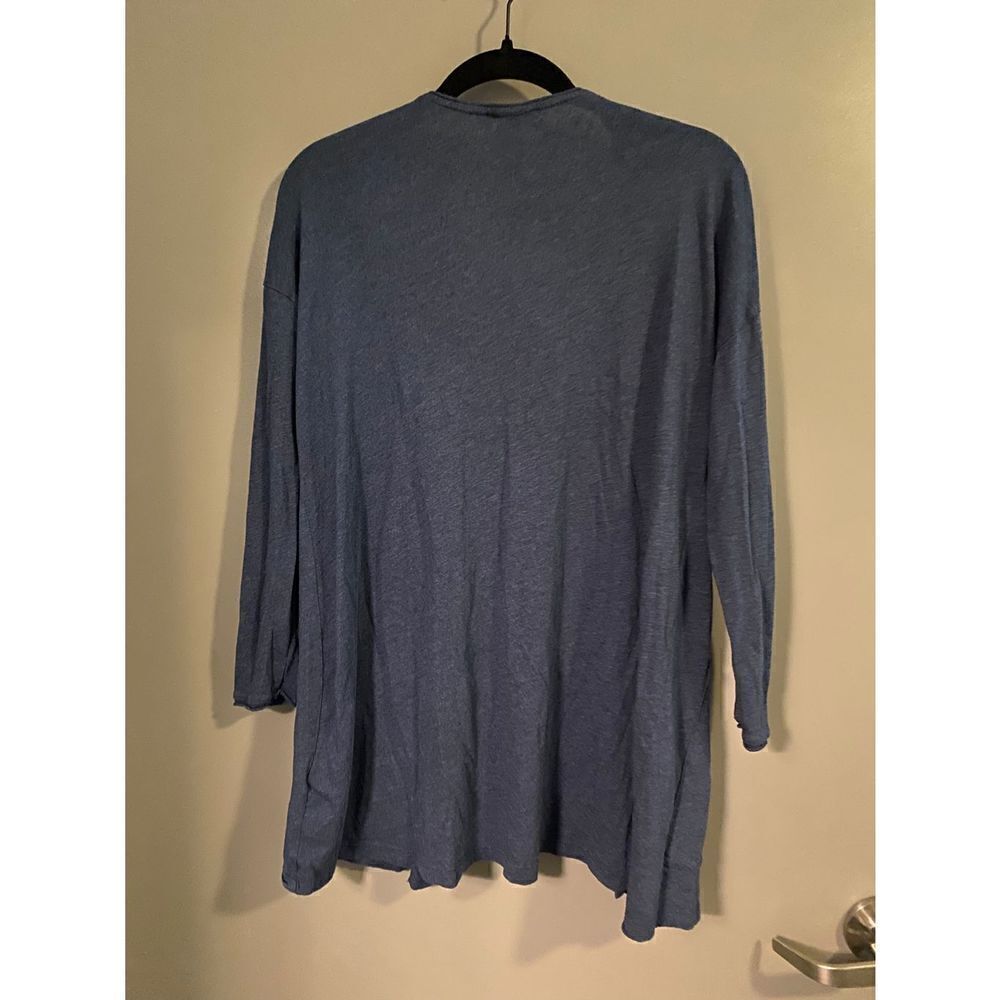 H&M Women’s Basic 3/4th Sleeve Lightweight Navy Cardigan Size Medium NWOT - Picture 2 of 6
